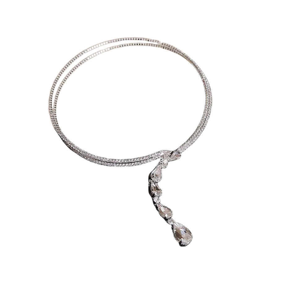 Precious diamond necklace