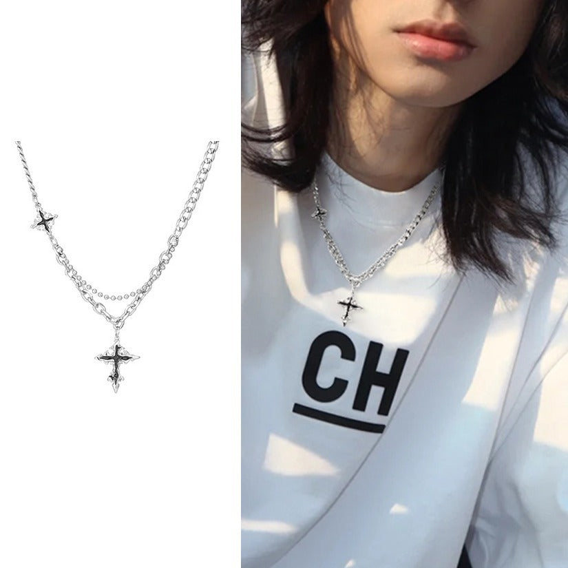 Cross Pendant Necklace for Men