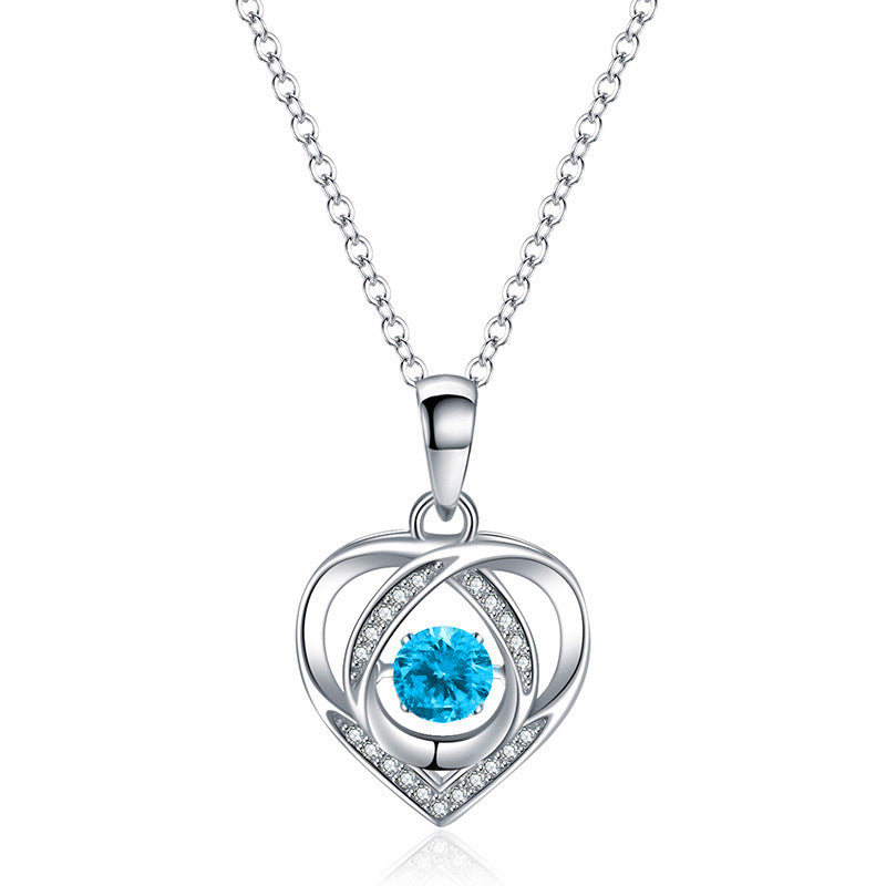 Necklace accessories jewelry jewelry necklace women's all-match high-end heart necklace